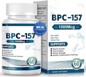 BPC-157 Peptide Capsules, New Protective Compound 157, 60 Capsules