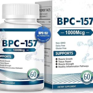 BPC-157 Peptide Capsules, New Protective Compound 157, 60 Capsules